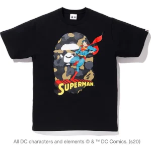 A Bathing Ape® Bape×superman Shirt-Black