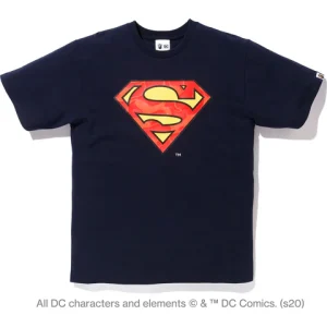 A Bathing Ape® Bape×superman Shirt-Navy
