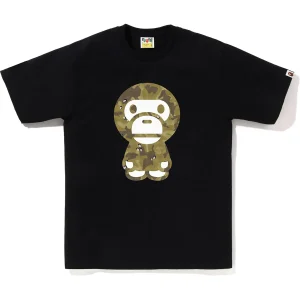 BAPE BITMAP BIG BABY MILO TEE MENS-BLACK