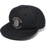 BAPE BUSY WORK DENIM CAP MENS-BLACK