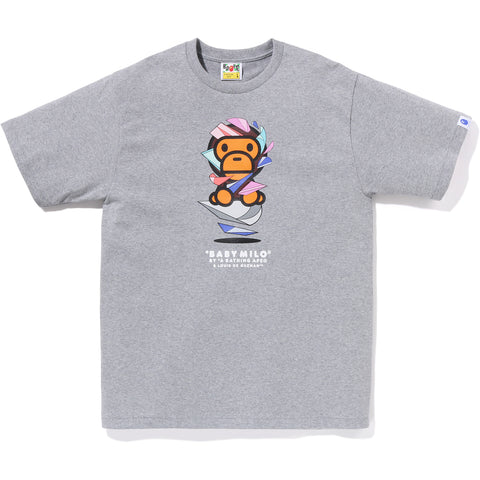 BAPE® x LDG BABY MILO® TEE -GRAY BAPE® x LDG BABY MILO® TEE -GRAY