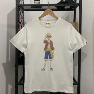 Bape X Luffy one piece-WHITE