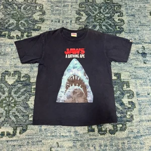 Bape x Jaws Tee-BLACK