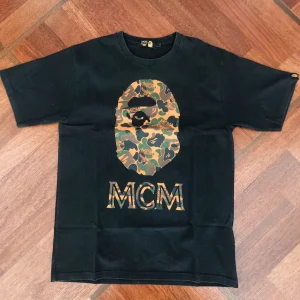 Bape x MCM Tee-BLACK