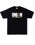 Bape x Union 30th anniversary tee-BLACK