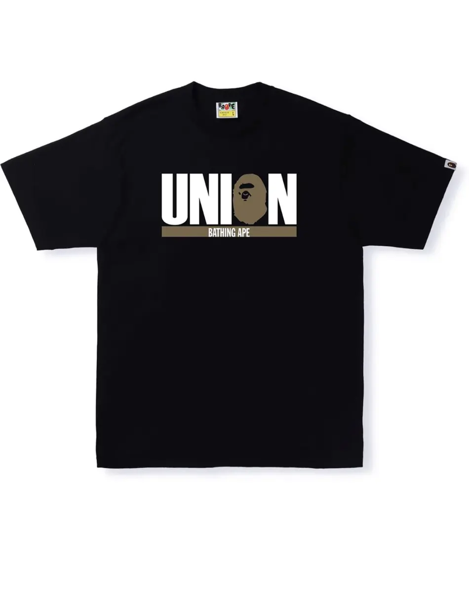 Bape x Union 30th anniversary tee-BLACK Bape x Union 30th anniversary tee-BLACK